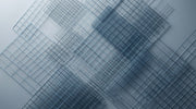 Layered translucent grid composition representing fractional RF depth and tip configuration variety for Morpheus8.