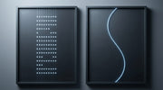 Two contrasting light patterns side by side representing the Sylfirm X vs Morpheus8 RF microneedling comparison