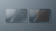 Two translucent identification tags side by side with distinct geometric watermarks representing Vivace and Vivace Ultra identity.