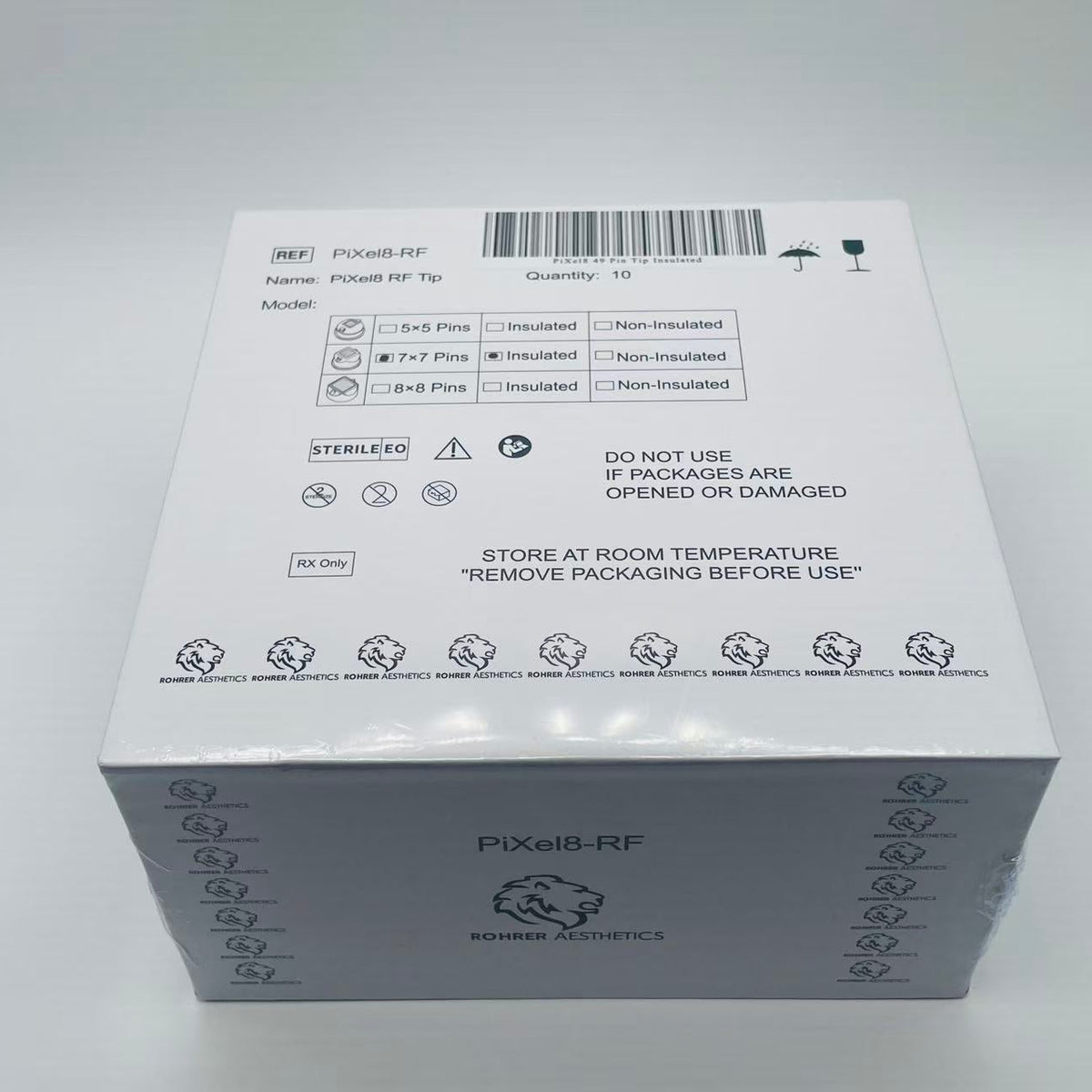 Pixel8 Rohrer Logo Rohrer PiXel8-RF Tips — 25, 49, 64 & 81 Pin Cartridges | Pinova Aesthetics