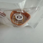 Close-up of Thermage CPT Body Frame Total Tip connector end, sealed in hygienic packaging for safe single-use application.