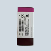 Side view of SOLTA Thermage FLX Total Tip 4.0cm² box showing product label with barcode, CE mark, and manufacturing details for professional use.