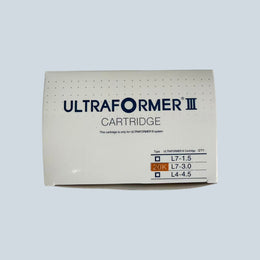 Original 1.5 - 2.0 - 3.0 - 4.5 mm cartridge for Classys Ultraformer III Hifu , focused ultrasound.
20,000 shots, choose the desired depth in the menu.