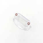 Close-up of Lumenis LightSheer Duet HS 22x35mm Tip showing clear plastic design and copper connectors, used in professional beauty treatments.