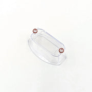 Close-up of Lumenis LightSheer Duet HS 22x35mm Tip showing clear plastic design and copper connectors, used in professional beauty treatments.