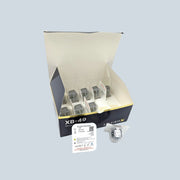 Box of Sulefirm X bipolar electrodes with one electrode displayed outside the box.