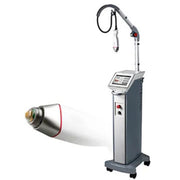 Lutronic microneedling device with attached handpiece and cartridge, used for professional skin rejuvenation treatments.