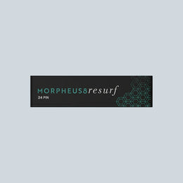 Morpheus8 resurfacing tip with fixed pins designed for epidermal skin resurfacing