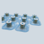 Top view of PiXel8 81 pin non-insulated disposable RF microneedling tip